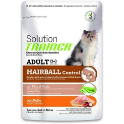 Natural Trainer Hairball Control Chicken - Complete food for adult cats 85g