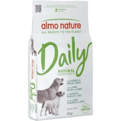 Daily Dog Lamb, Chicken and Rice - Complete food for adult dogs of all sizes 12 kg