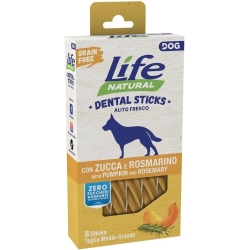 Dental Sticks Medium-Large Pumpkin and Rosemary - Dental snack for large dogs 150g