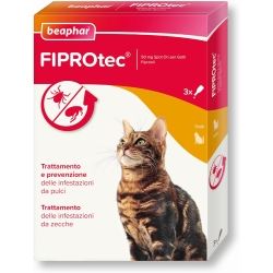 Fiprotec - 3 Pipettes Spot-on Cat Antiparasitic 50 mg