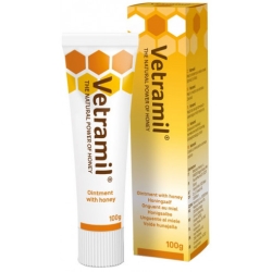 Vetramil - Soothing and Regenerating Ointment for Irritated and Sensitive Animal Skin 100 g