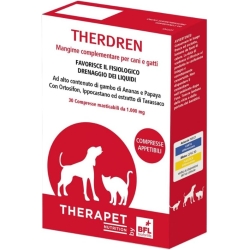 Therdren Therapet - Complementary food for dogs and cats for fluid drainage 30 tablets