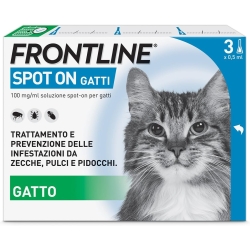 FRONTLINE Spot-On - 3 Pipettes for Cats and Kittens, 0.5 ml