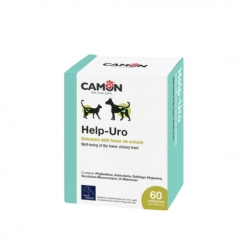 Help-Uro - Food supplement for urinary tract problems in dogs and cats, 60 tablets