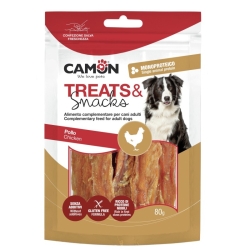 Snacks & Treats Strips Chicken - Chewable complementary food for dogs 80g