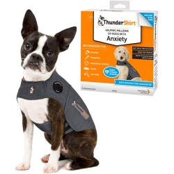 Thundershirt - Calming Anti-Stress and Anti-Anxiety Coat for Dogs Size XS Grey