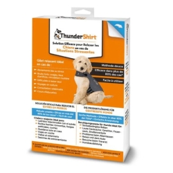 Thundershirt - Calming Anti-Stress and Anti-Anxiety Coat for Dogs Size M, Grey