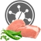 Monoprotein Vet Diet Hypoallergenic Pork and Peas - Dietary food for small breed dogs with allergies 7 kg