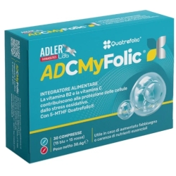 Adcmyfolic 30 Tablets - Antioxidant Supplement