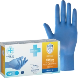 Dr. Protec - 100 Powder-Free Nitrile Gloves Size M