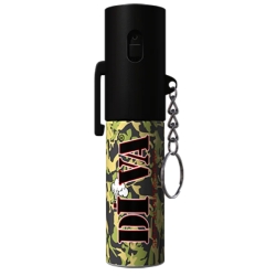 Top Camo - 15 ml Pepper Spray for Self-Defense with Keychain