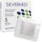 Silvermed - 5 Ready-to-Use Adhesive Silver Dressings with Non-Adherent Pad, 10cm x 10cm