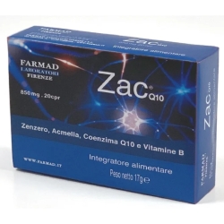Zac Q10 - Supplement for joints and the nervous system 20 Tablets