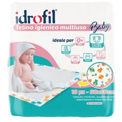 10 Multipurpose Baby Absorbent Hygienic Sheets 60x60 cm