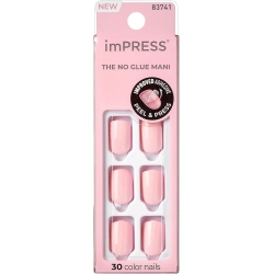 imPRESS Color Press-On 'Pick me Pink' - Gel Effect False Nails