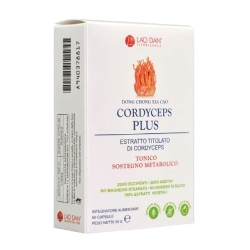 Cordyceps Plus 60 Capsules - Tonic supplement for metabolism, defenses and breathing