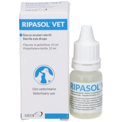 Ripasol Vet - Sterile Moisturizing and Protective Eye Drops for Dogs and Cats 10 ml