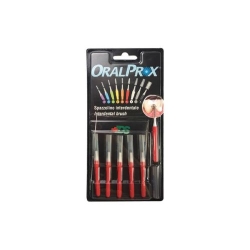 6 Interdental Brushes Size 5 Red