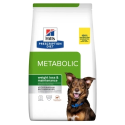 Prescription Diet Metabolic Lamb and Rice - Dry Food for Adult Dogs for Weight Maintenance 10 kg