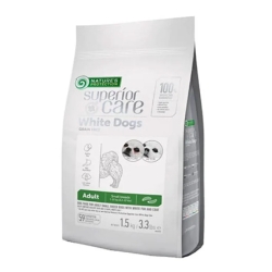 Superior Care White Dog with Insect Protein - Dry food for small breed adult dogs with light coats 1.5 kg