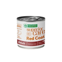 Superior Care Red Coat Soup Salmon and Tuna - Wet food for adult dogs with red coats 140 ml