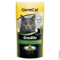 GIMCAT GRAS BITS - Complementary feed Snack for cats 50 gr