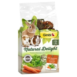 Natural Delight Aromatic Herbs and Carrots - Complementary feed for rodents and dwarf rabbits 100 g