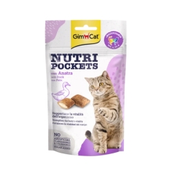 Gimcat - Nutri Pockets Duck Snack for Cats 60g