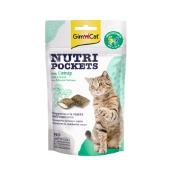 Gimcat - Nutri Pockets Catnip Snack for Cats 60g