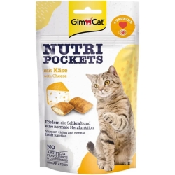 GimCat - Nutri Pockets Cheese Snack for Cats 60g