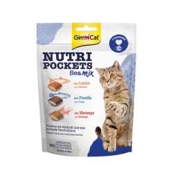Gimcat - Nutri Pockets Snack sea mix for cats 60 gr
