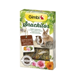 Gimbi Snackitos Hazelnut Woods - Complementary feed for rodents and dwarf rabbits 45g
