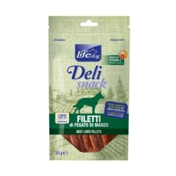 Deli Snack - Dried Beef Liver Fillets for Dogs 100g