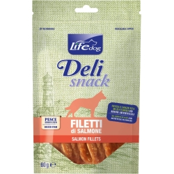 Deli Snack - Single Protein Salmon Fillet for Dogs 80g