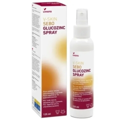 V-Skin Sebo Glucozinc Spray - Balancing Solution for the Skin Barrier of Dogs and Cats 125 ml