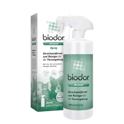 Biodor Animal - Odor-Removing Detergent for Non-Washable Surfaces and Fabrics, 750 ml Spray