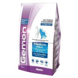 Gemon Medium Adult All Breeds Tuna and Rice - Food for medium-sized adult dogs 3 kg