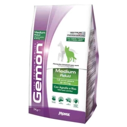 Gemon Medium Adult All Breeds Lamb and Rice - Food for medium-sized adult dogs 3 kg