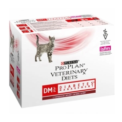 Purina PRO PLAN VETERINARY DIETS Beef - Complete dietetic food for diabetic adult cats 850 g