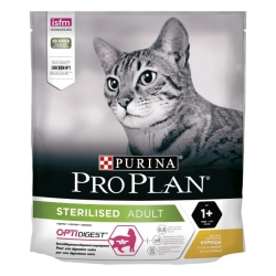 Purina PRO PLAN STERILISED ADULT Chicken - Complete food for sterilised adult cats 400g