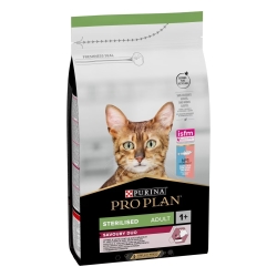 Purina PRO PLAN STERILISED ADULT Optisavour Cod and Trout - Complete food for sterilised adult cats 1.5 kg