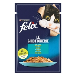 Purina FELIX LE GHIOTTONERIE IN GELATINA Tuna - Complete food for adult cats 85 gr