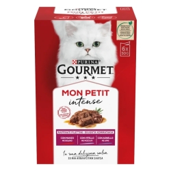 Purina GOURMET MON PETIT Mixed Meat - Complete food for cats 6 x 50 gr