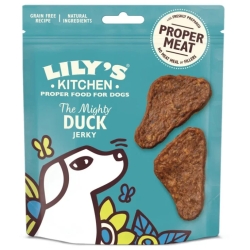 LILY'S Kitchen The Mighty Jerky Duck - Adult Dog Snack 70g