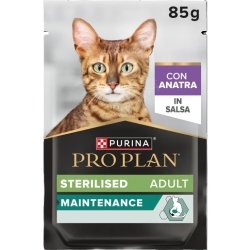 Purina PRO PLAN STERILISED ADULT Duck - Complete food for sterilised adult cats 85g