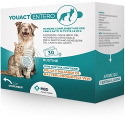 YOUACT ENTERO - Probiotic food for dogs and cats of all ages 60 g