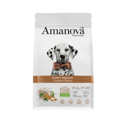 Amanova Puppy Medium Chicken - Complete food for puppies 2 kg