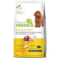 Small & Toy Adult Raw Ham and Rice - Complete food for adult mini & toy dogs 7 kg