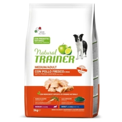 Medium Adult Fresh Chicken and Rice - Complete food for medium-sized mature dogs 3 kg