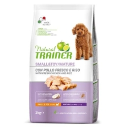 Natural Small & Toy Maturity Fresh Chicken and Rice - Complete food for small mature dogs 2 kg